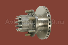 Ступица колеса Газон Next задняя с АБС тормозным диском и подшипниками в сборе Оригинал