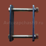 Серьга рессоры Газель (щека 8мм) к-т