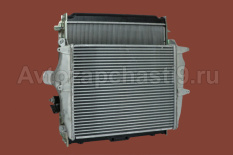 Радиатор охлаждения Газон Next дв.ЯМЗ-5344 радиатор с опорами+интеркулер