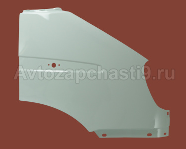 Крыло 3302 с отверстием железное белое правое
