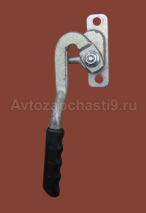 Запор борта с фиксатором и резиновой ручкой левый