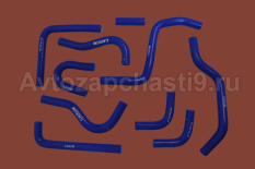 Патрубки отопителя(печки) Газель дв.ЗМЗ 405 Евро-3 (к-т 10 шт.) Силикон