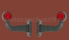 Указатели габарита 185 мм изогнутый рог светодиодные к-т