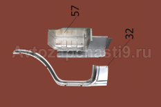 РЕМ.КОМПЛЕКТ 3302 НАБОР 2ч. левый