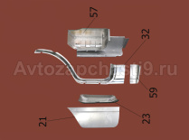 РЕМОНТНЫЕ ДЕТАЛИ 3302 5ч левый НАБОР