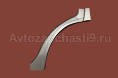 Ремонтная деталь притвора задней двери (полумесяц) Нива-Шевроле левая (6)