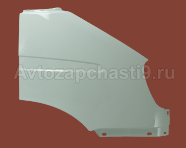 Крыло 3302 без отверстия железное белое правое